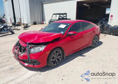 2020 Honda Civic Sport from USA, damaged, VIN 2HGFC2F82LH524858